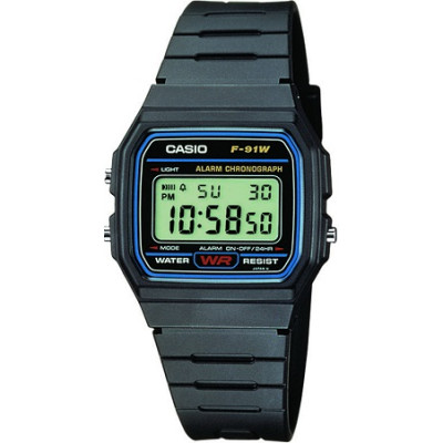 Часы Casio F-91W-1YEG