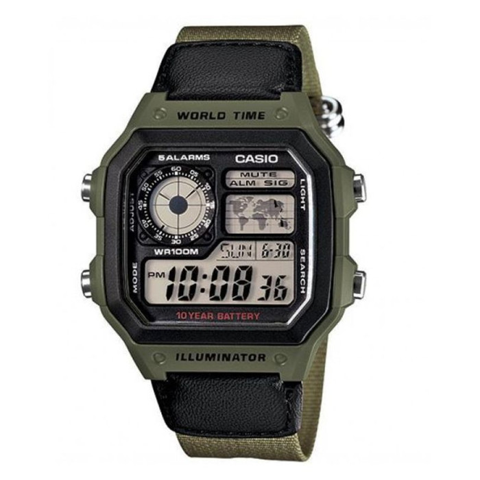 Годинник Casio Standard Digital AE-1200WHB-3BVDF