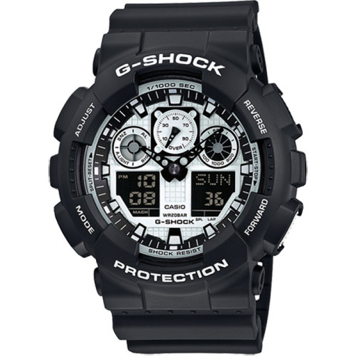 Наручний годинник CASIO G-SHOCK GA-100BW-1AER