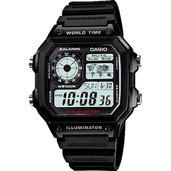 Годинник CASIO AE-1200WH-1AVEF