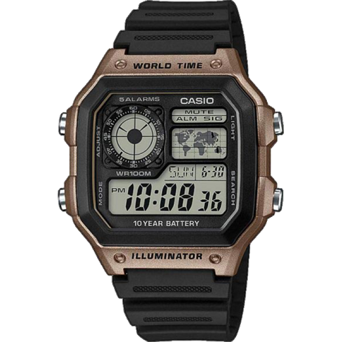Годинник CASIO AE-1200WH-5AVEF
