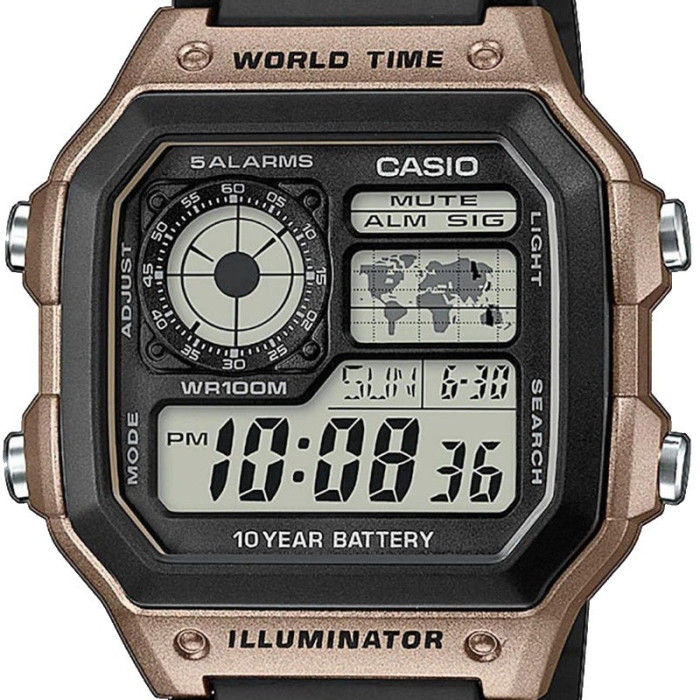 Годинник CASIO AE-1200WH-5AVEF