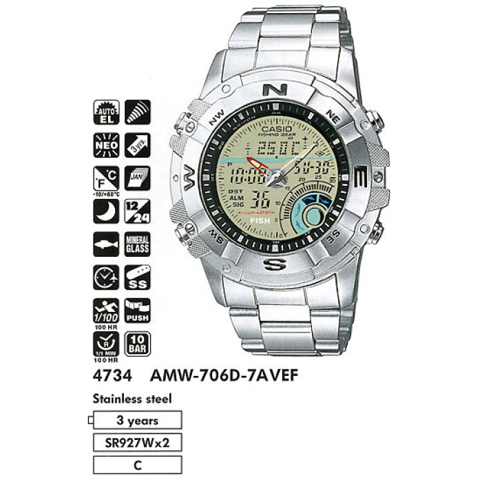 Годинник CASIO AMW-706D-7AVEF
