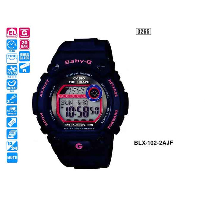 Годинник CASIO BABY-G BLX-102-2AER