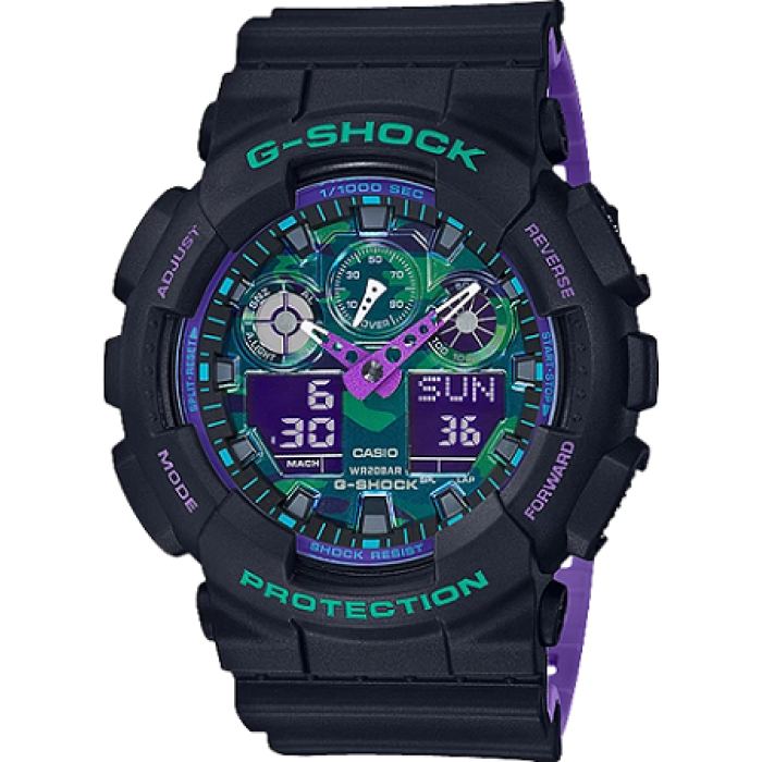 Годинник CASIO G-SHOCK GA-100BL-1AER
