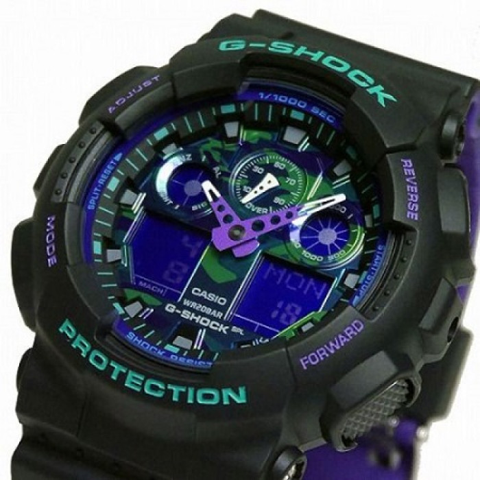 Годинник CASIO G-SHOCK GA-100BL-1AER