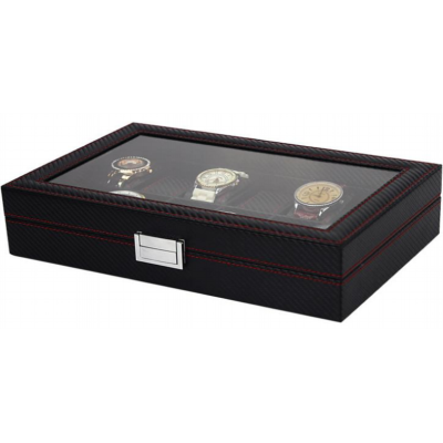 Шкатулка для хранения часов Craft 12PU.RD/CRB