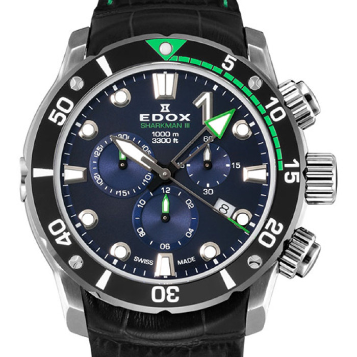 Годинник Edox CO-1 SHARKMAN III 10241 TIV BUIN Limited Edition