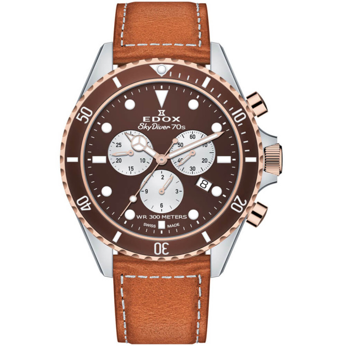 Годинник Edox SkyDiver 70S Chronograph 10238 357RBRC BRIA