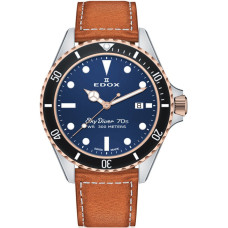 Годинник Edox SkyDiver 70s Date 53017 357RNC BUI