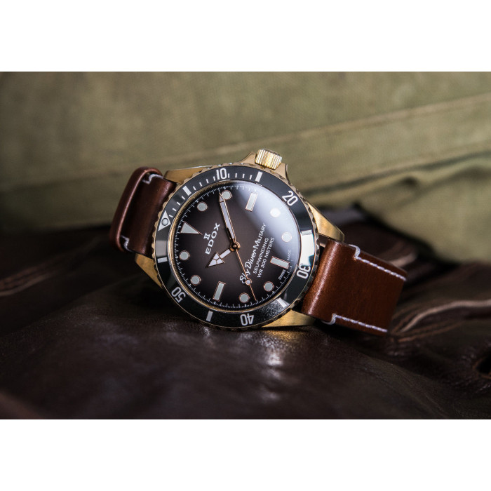 Годинник Edox SkyDiver Military L.E. 80115 BRZN NDR