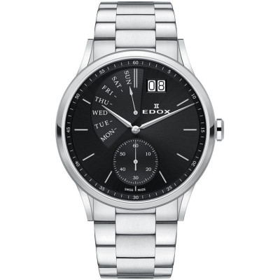 Годинник Edox Les Vauberts Day Retrograd 34500 3M NIN
