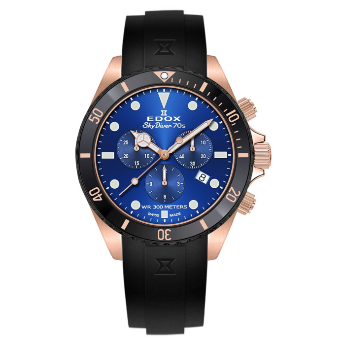 Годинник Edox SKYDIVER 70s Chronograph 10238 37RNNCA BUI