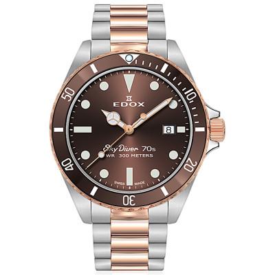 Годинник Edox SkyDiver 70s Date 53017 357RBRM BRI