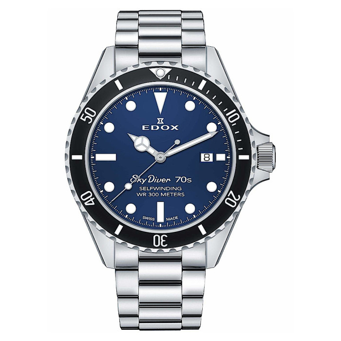 Годинник Edox SkyDiver 70s Date Automatic 80112 3NM BUI