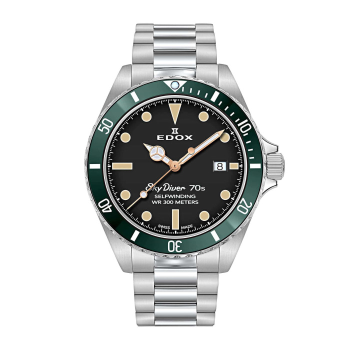 Наручний годинник EDOX 80112 3VM NIBEI Skydiver Military L.E. 