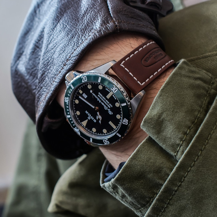 Наручний годинник EDOX 80112 3VM NIBEI Skydiver Military L.E. 