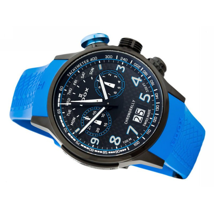 Годинник Edox Chronorally Chronograph 38001 TINNBU3 NIBU3