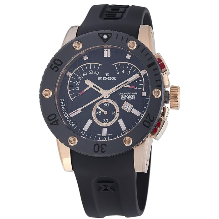 Годинник Edox Men's 01502 37RN NIR Class 1 Chronograph Retrograde
