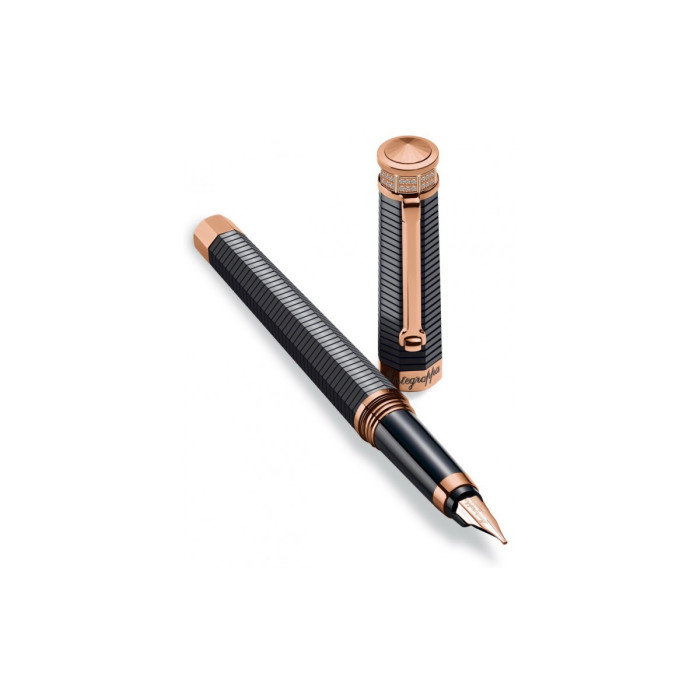 ПЕРЬЕВАЯ РУЧКА MONTEGRAPPA, КОЛЛЕКЦИЯ NEROUNO LINEA ISNRB2AC