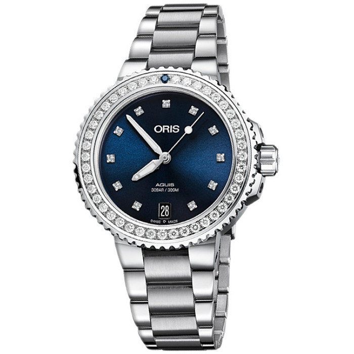 Годинник Oris Diving Aquis Date Diamonds 733 7731 4995 MB 8 18 05Р