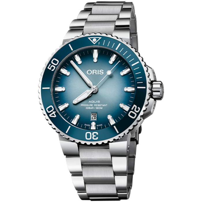 Годинник Oris Diving Aquis Lake Baikal 733 7730 4175 Set MB 