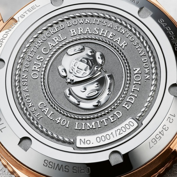 Часы Oris Carl Brashear Cal.401 401.7764.3185-Set