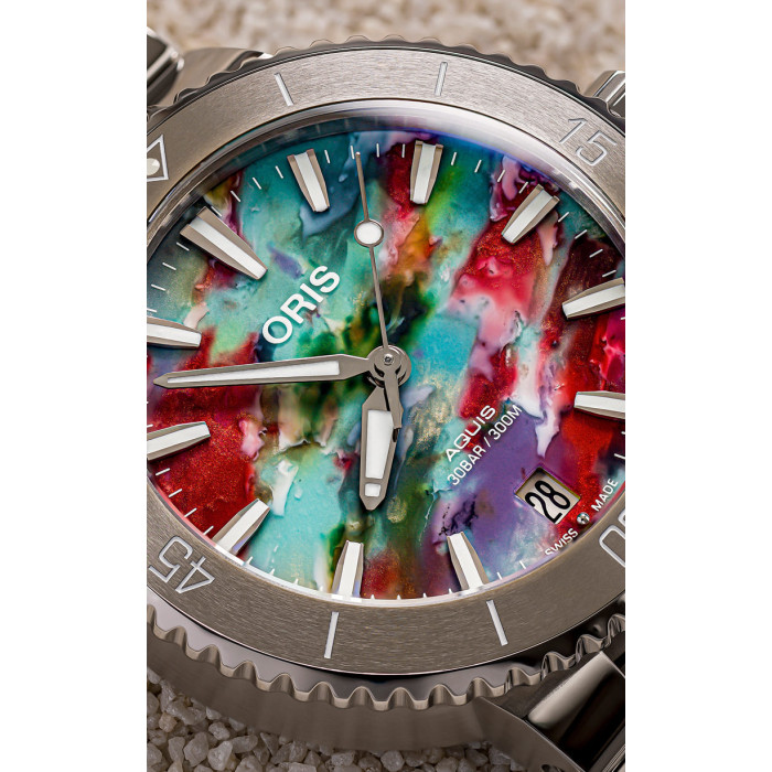 Годинник Oris Aquis Date Upcycle 733.7770.4150 MB 8.18.05