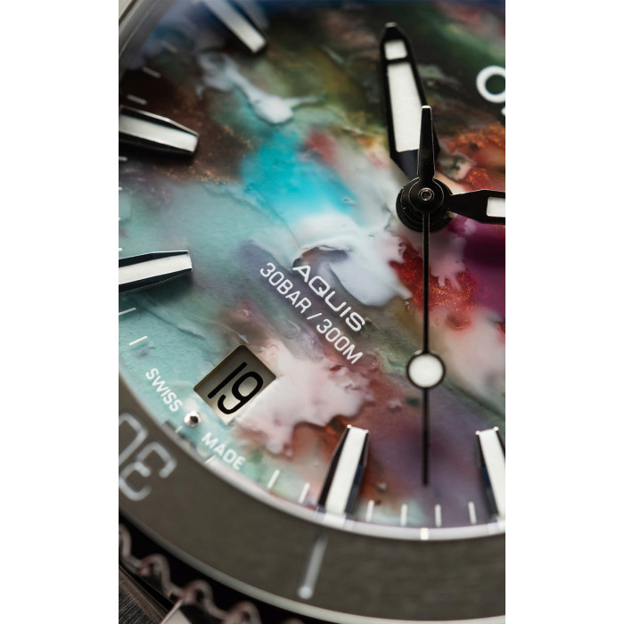 Годинник Oris Aquis Date Upcycle 733.7770.4150 MB 8.18.05