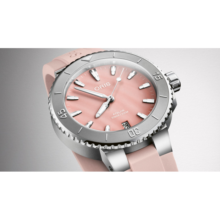 Годинник Oris Aquis Date Lady 733.7770.4158 RS 4.18.66FC
