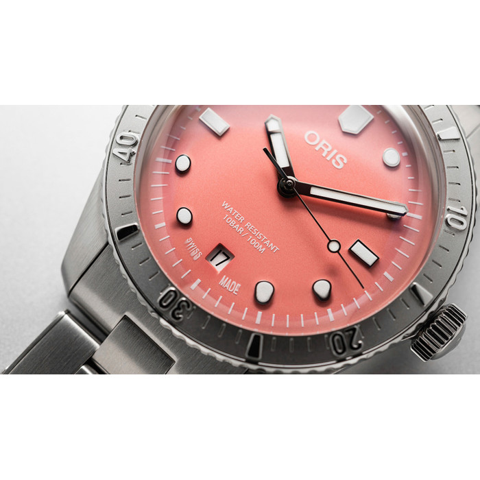 Годинник Oris Diving Sixty-Five 733.7771.4058 MB 8.19.18 Cotton Candy