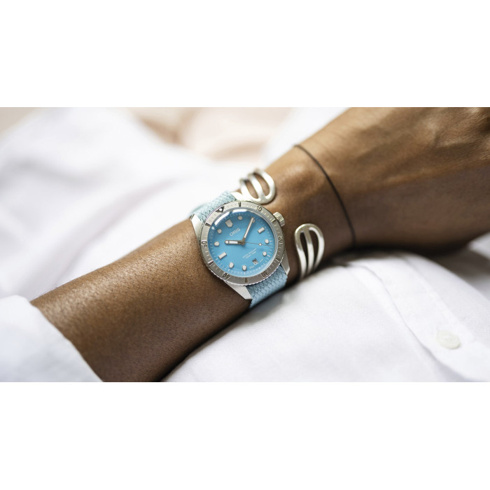 Годинник Oris Diving Sixty-Five 733.7771.4055 TS 3.19.02S Cotton Candy