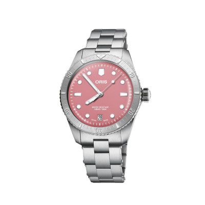 Часы Oris Diving Sixty-Five 733.7771.4058 MB 8.19.18 Cotton Candy