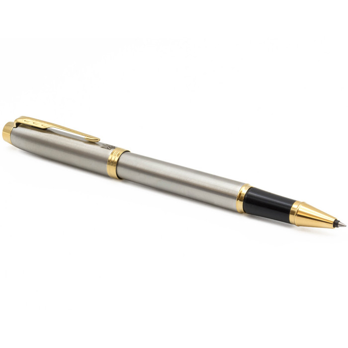 Ручка-ролер Parker IM Brushed Metal GT RB Тризуб 22222_TR4