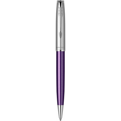 Ручка шариковая Parker SONNET Essentials Metal & Violet Lacquer CT BP 83 432