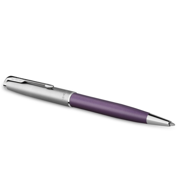 Ручка кулькова Parker SONNET Essentials Metal & Violet Lacquer CT BP 83 432