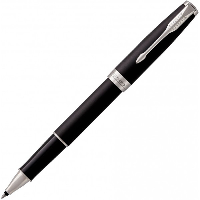Ручка роллер Parker SONNET 17 Matte Black Lacquer CT RB 84 922