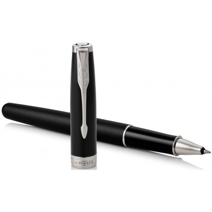 Ручка роллер Parker SONNET 17 Matte Black Lacquer CT RB 84 922