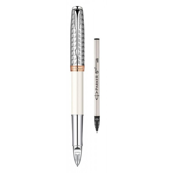 Ручка роллер Parker Sonnet Metal & Pearl CT 5TH 85 552M