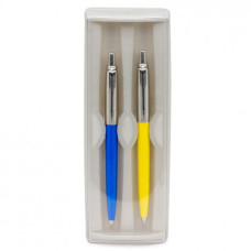 НАБІР PARKER JOTTER UKRAINE ORIGINALS BLUE CT BP and YELLOW CT BP 2 КУЛЬКОВІ РУЧКИ
