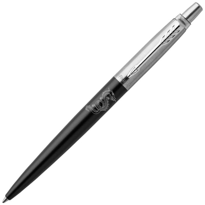 Ручка кулькова Parker JOTTER ZODIAC Bond Street Black CT BP Дерев'яний Дракон 16232_Z302w