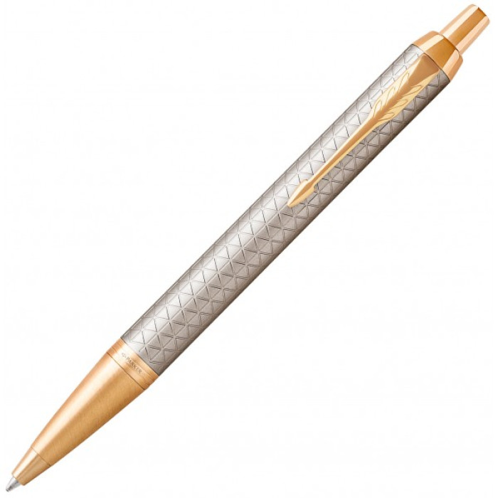 Кулькова ручка Parker IM 17 Premium Warm Silver GT BP 24 132