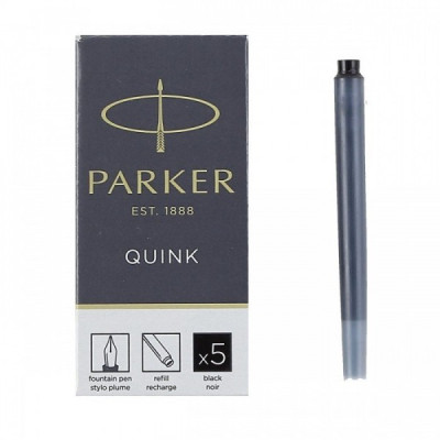Картриджи Parker Quink /5шт. черн. 11 410BK