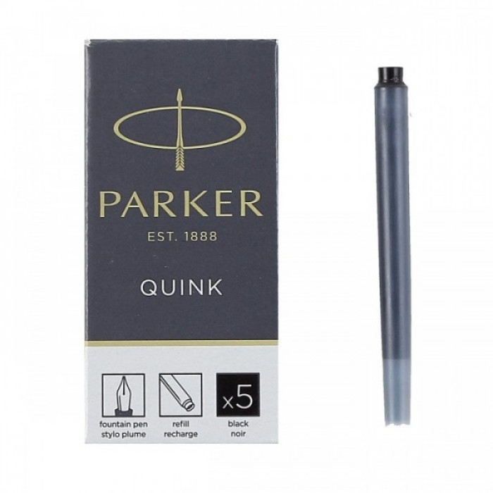 Картриджи Parker Quink /5шт. черн. 11 410BK