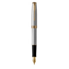 Перова ручка Parker SONNET 17 Stainless Steel GT FP F 84 111