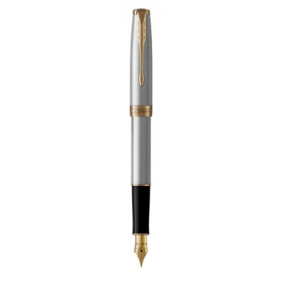 Перьевая ручка Parker SONNET 17 Stainless Steel GT FP F 84 111