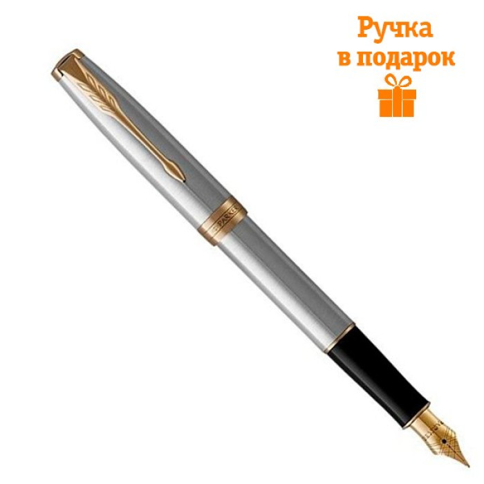 Перова ручка Parker SONNET 17 Stainless Steel GT FP F 84 111