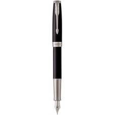Ручка перьевая Parker SONNET 17 Black Lacquer CT FP F 86 111