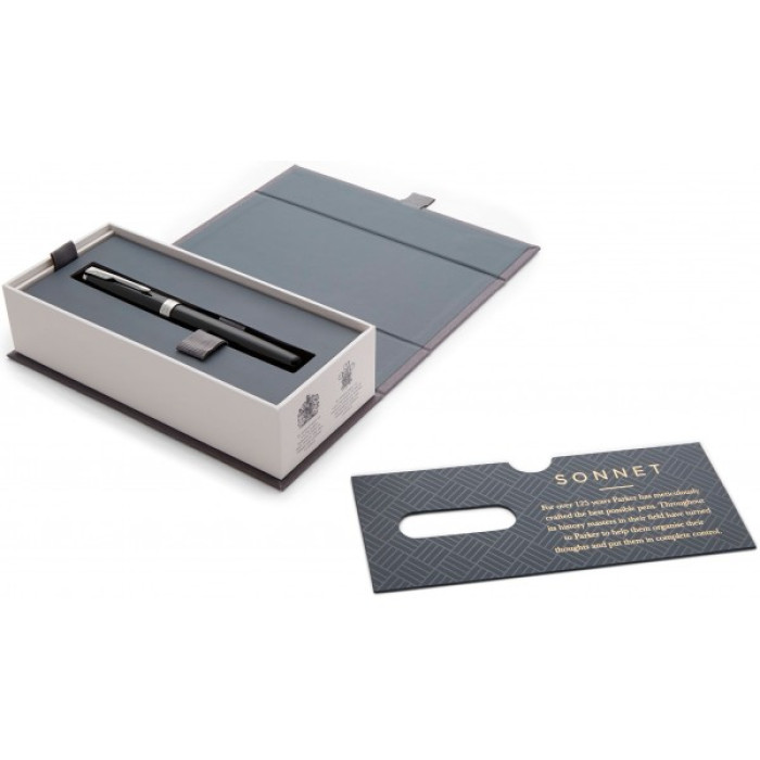Перова ручка Parker SONNET 17 Black Lacquer GT FP F 86 011