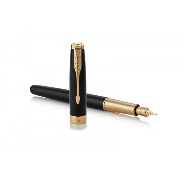 Перова ручка Parker SONNET 17 Black Lacquer GT FP F 86 011
